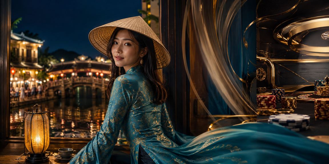 Người chơi thư giãn tại không gian giải trí Hội An theo phong cách cân bằng